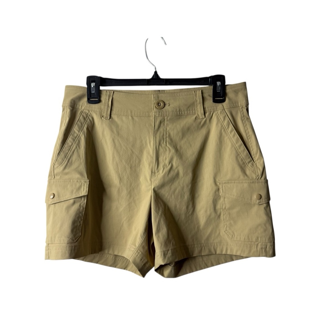 Eddie Bauer Khaki Nylon Outdoor Hiking Active Athletic Shorts